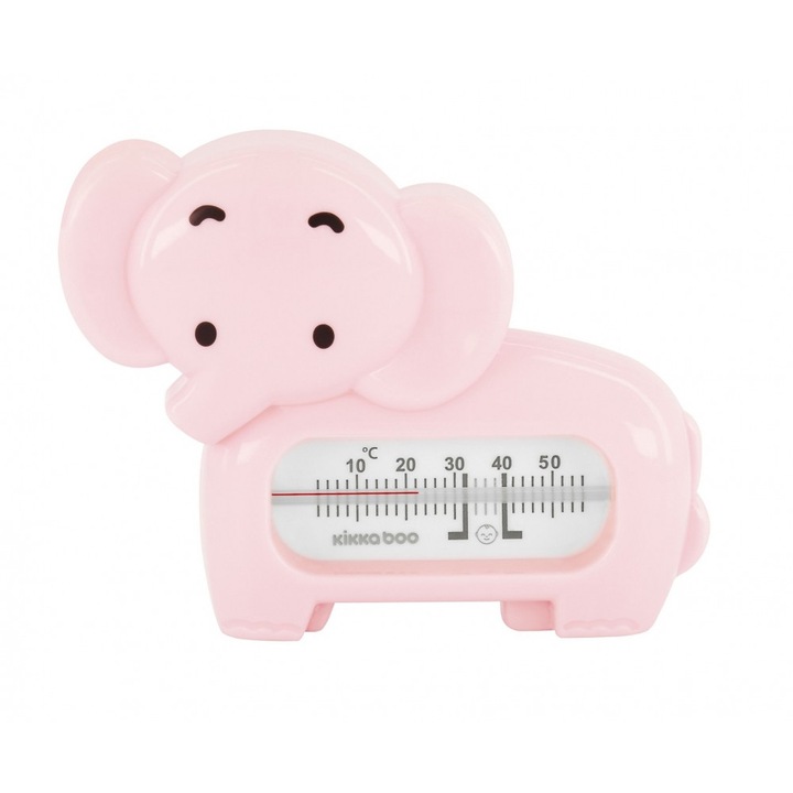 Термометър за баня и стая KikkaBoo Elephant Pink