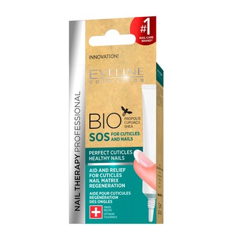 Tratament pentru cuticule si unghii Eveline Nail Therapy Bio SOS 12 ml Tratament pentru cuticule si unghii Eveline Nail Therapy Bio SOS 12 ml