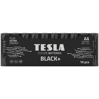 Baterii Tesla AA BLACK+, Alkaline, 10 buc Baterii Tesla AA BLACK+, Alkaline, 10 buc