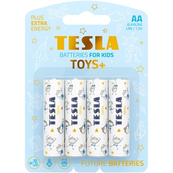 Baterii jucarii copii baieti Tesla AA, Alkaline, 4 buc Baterii jucarii copii baieti Tesla AA, Alkaline, 4 buc