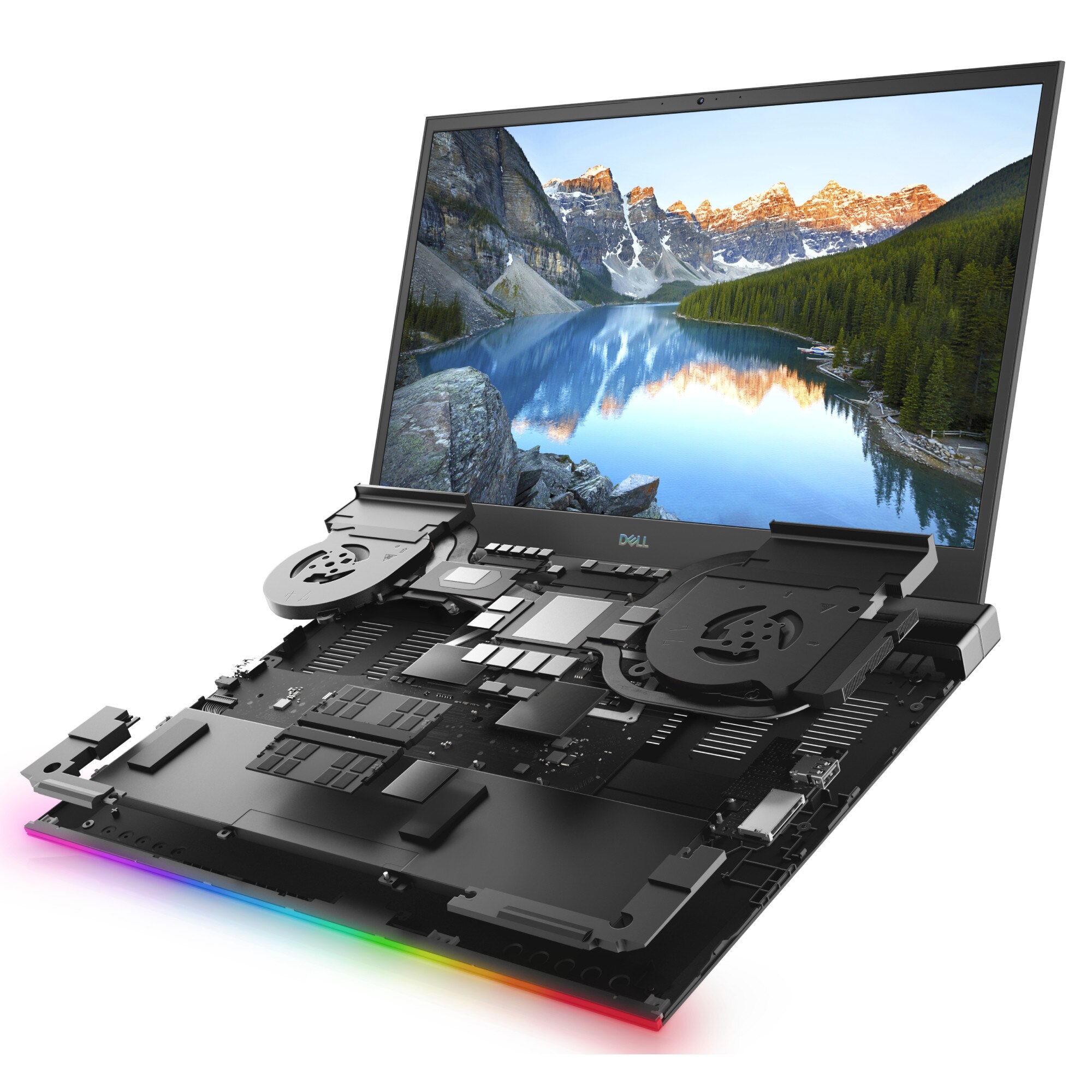 Лаптоп Dell G7 7700 с Intel Core i9-10885H (2.4/5.3GHz, 16M), 16