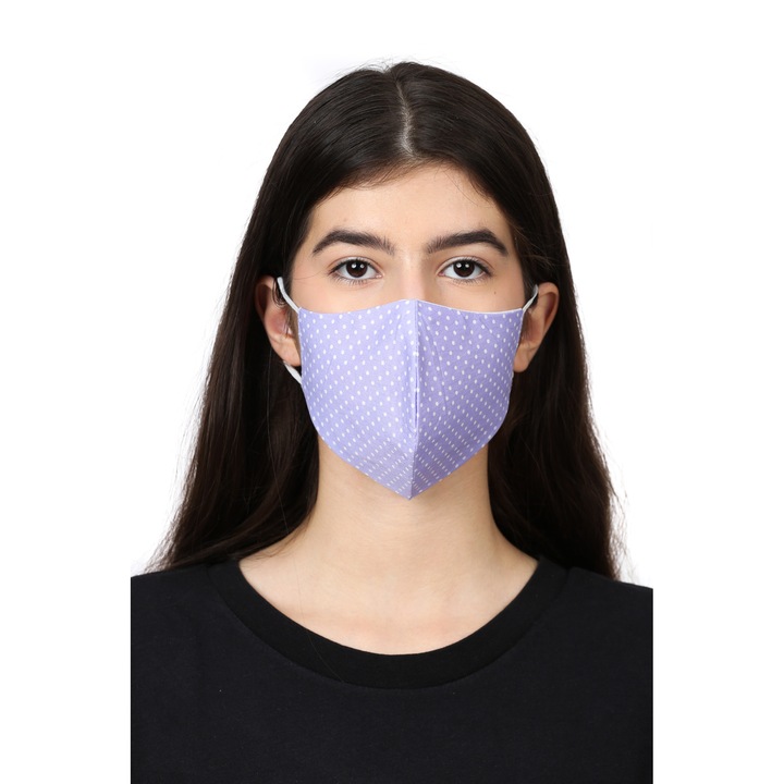 Masca de fata BE YOU, model buline, lila, 1 buc