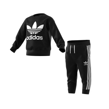 Trening Adidas Crew ED7679, Copii, Negru, 80 Trening Adidas Crew ED7679, Copii, Negru, 80