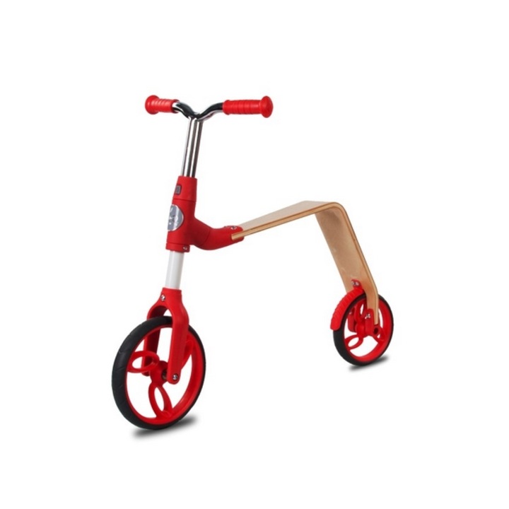 Велосипед без педали/тротинетка sun baby 006 evo 360 червен