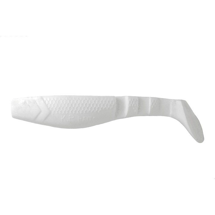 Set 5 buc Shad KP Original Shad 7.5cm, culoarea White