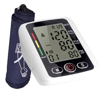 Tensiometru Electronic, Faintec, Cu Umflare Automata, Indicatori Pentru Aritmie Si Baterie Descarcata, Alb / Negru Tensiometru Electronic, Faintec, Cu Umflare Automata, Indicatori Pentru Aritmie Si Baterie Descarcata, Alb / Negru