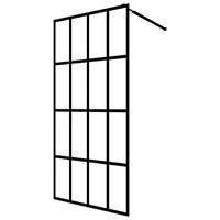 paravan de dus vidaxl sticla securizata 118x190 cm transparentnegru imagen 58_0_
0