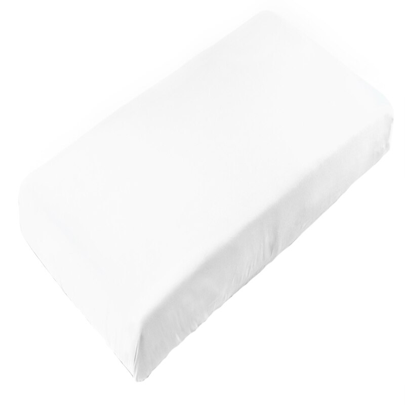 Cearceaf cu elastic pentru saltea 120 x 60 cm Sensillo 6765, Alb