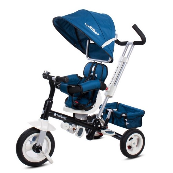 Tricicleta cu sezut reversibil sun baby 002 super trike plus blue