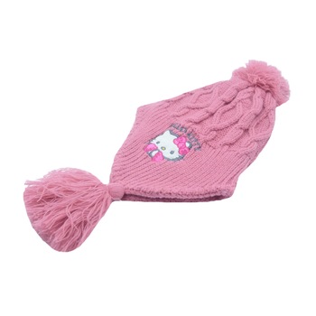 Caciula pentru fetite Sun City Hello Kitty NH4132F, Roz, 48 Caciula pentru fetite Sun City Hello Kitty NH4132F, Roz, 48