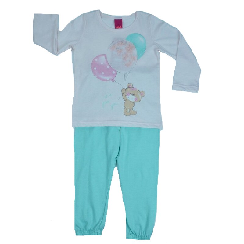 Pijama fetite Atut A-7027A, Multicolor, 92 cm