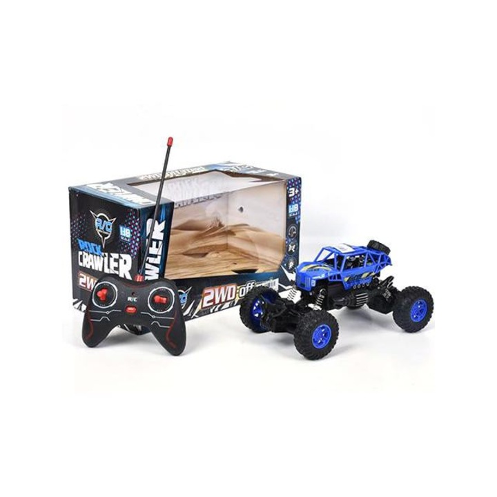 Magic Toys 920394 RC hegymászó távirányítós autó 1/18 kék színben