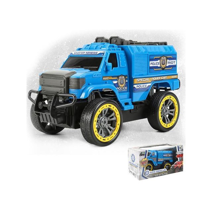 Magic Toys 251429 RC Távirányítós Off-Road rendőrségi járgány 4 különböző funkcióval