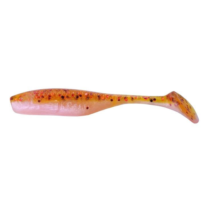 Set 5 buc Shad KP Lazy Shad 7.5cm, Cantaloupe Rose