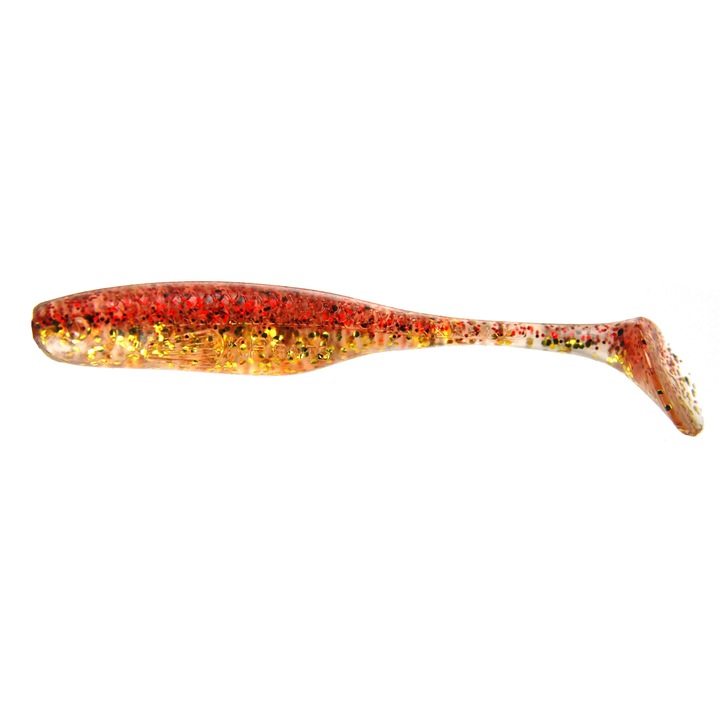 Set 5 buc Shad KP Lazy Shad 7.5cm, Red Gold Shiner