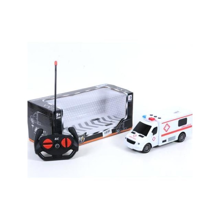 Magic Toys 845062 Távirányítós mentőautó fénnyel és hanggal 1/24