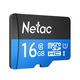 Карта памет Netac P500 Standard 16G, Micro SDXC до 80MB/s 533x, Class10, Ultra High Speed, U1, UHS-I, с адаптер