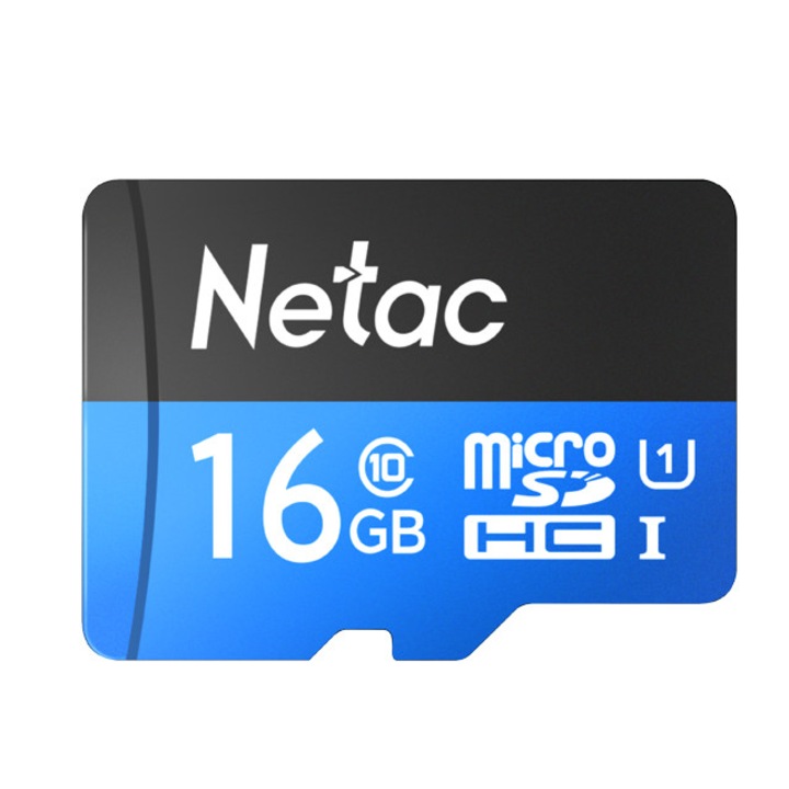 Карта памет Netac P500 Standard 16G, Micro SDXC до 80MB/s 533x, Class10, Ultra High Speed, U1, UHS-I, с адаптер
