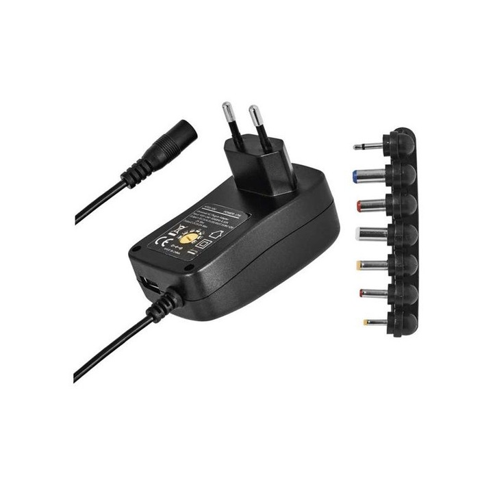 EMOS 20064115 Emos N3113 универсален 2250mA мрежов адаптер с USB букса