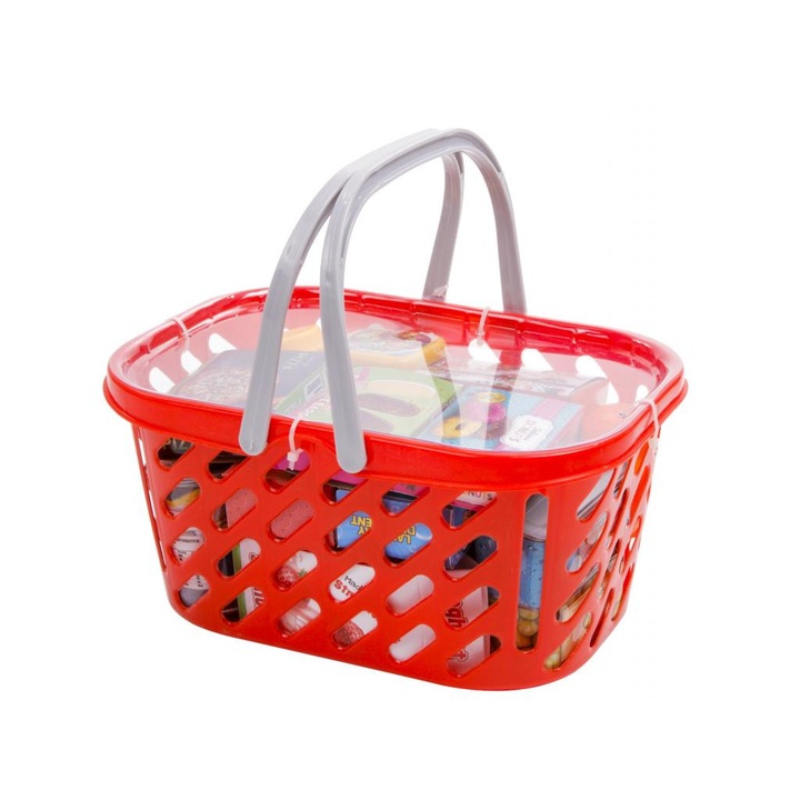 MTS 6276318 Bevásárlókosár játék élelmiszerekkel