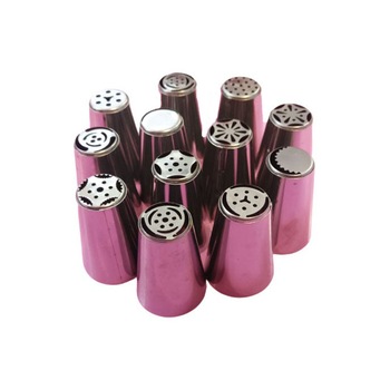 Set 12 duiuri ornat din inox, Rose, 58COF Set 12 duiuri ornat din inox, Rose, 58COF