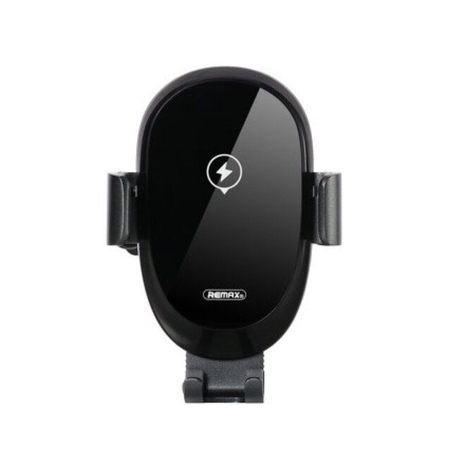 Suport auto Remax Gravity cu Incarcare Wireless Air Vent + Qi Charger 10W black (RM-C39)