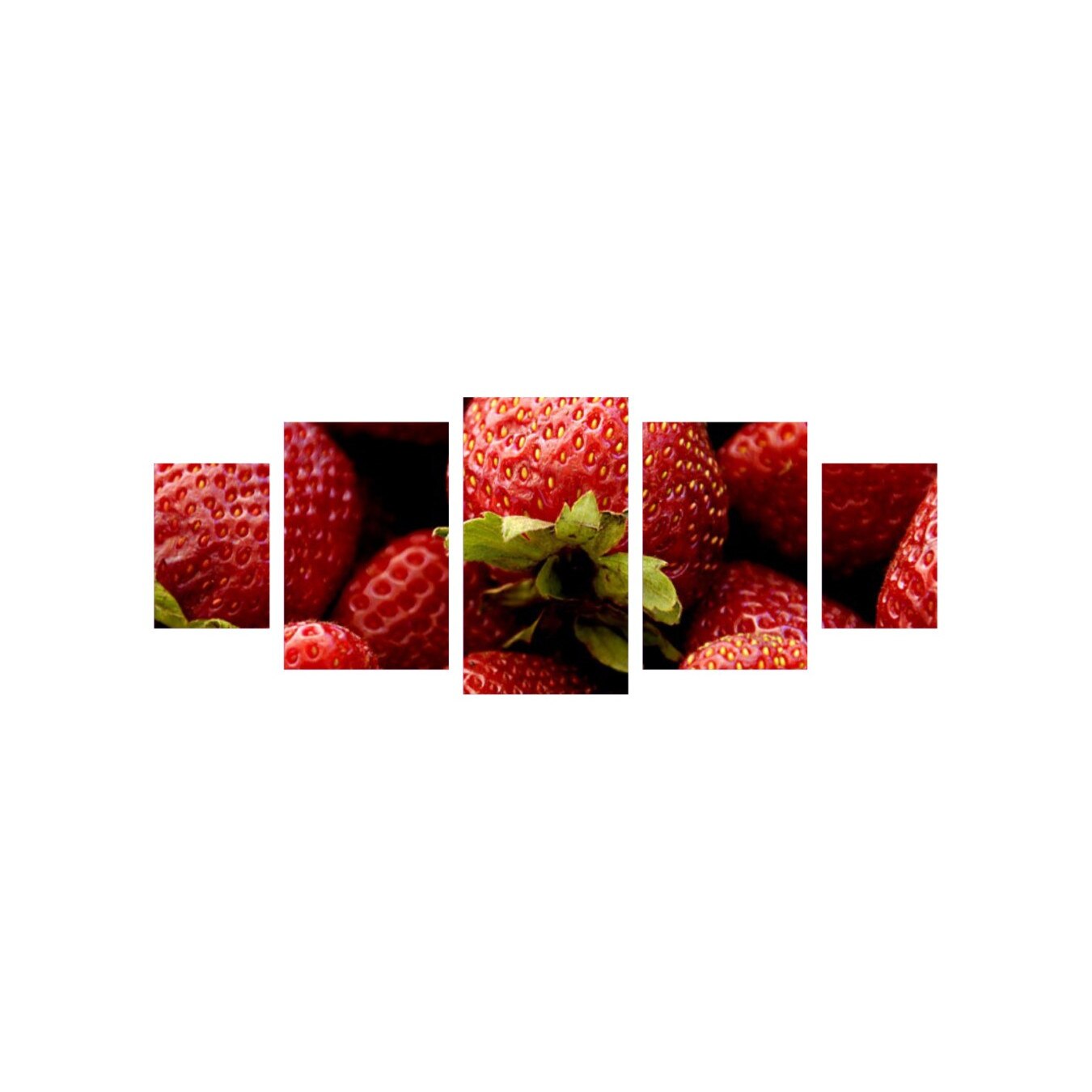 Tablou multicanvas 5 piese 220x90 cm, Food and Drinks model 28