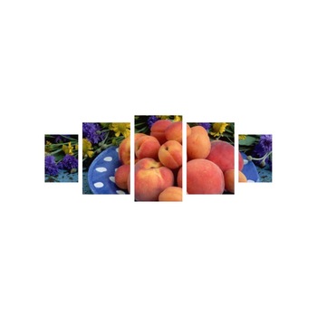 Tablou multicanvas 5 piese 220x90 cm, Food and Drinks model 173 Tablou multicanvas 5 piese 220x90 cm, Food and Drinks model 173