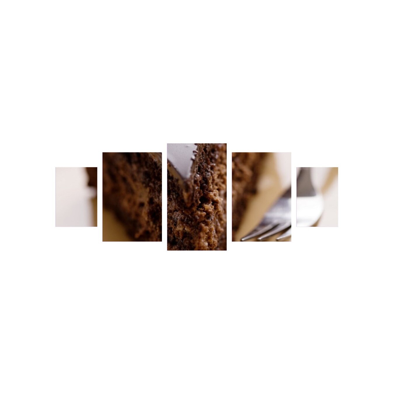 Tablou multicanvas 5 piese 220x90 cm, Food and Drinks model 111