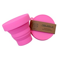 Sterilizator pliabil pentru cupa menstruala, Green Rays, Roz, 7 x 8 cm