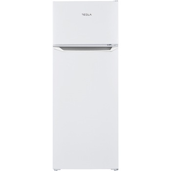 Frigider cu doua usi Tesla RD2101H, 207 l, Control mecanic, Clasa F, H 143 cm, Alb Frigider cu doua usi Tesla RD2101H, 207 l, Control mecanic, Clasa F, H 143 cm, Alb