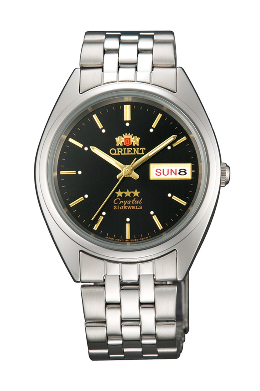 ORIENT, Ceas automatic din otel inoxidabil, Argintiu