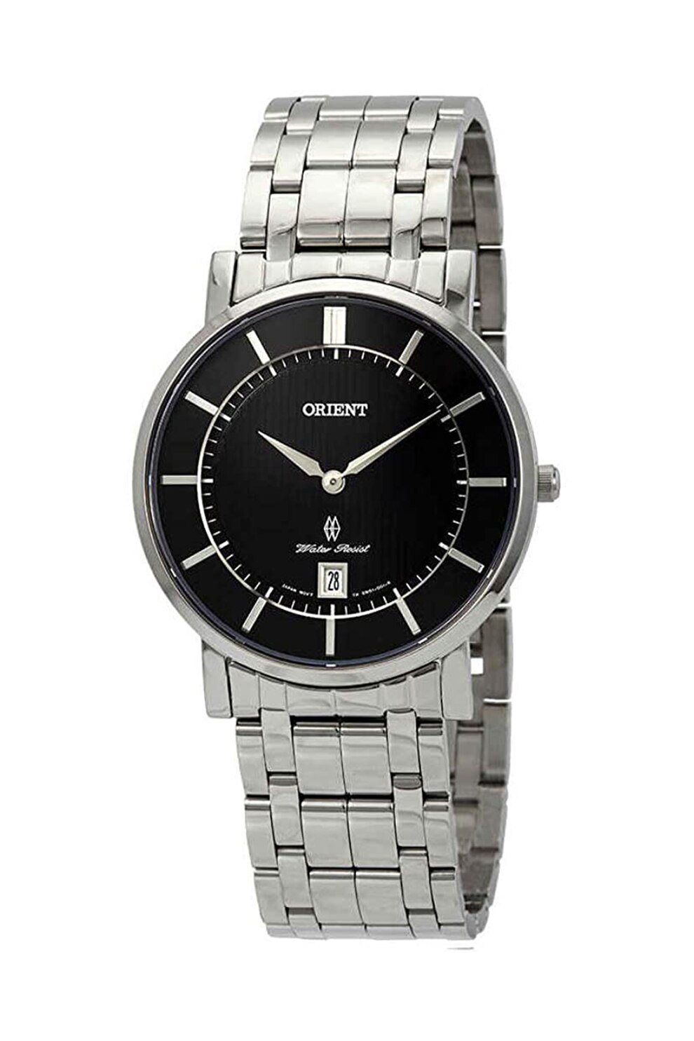 ORIENT, Ceas analog cu bratara metalica, Argintiu