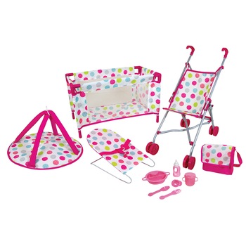 Set de joaca Mappy, pentru papusi, cu 5 accesorii Set de joaca Mappy, pentru papusi, cu 5 accesorii