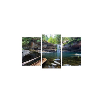 Tablou multicanvas 3 piese 150x90 cm, Natura model 43 Tablou multicanvas 3 piese 150x90 cm, Natura model 43
