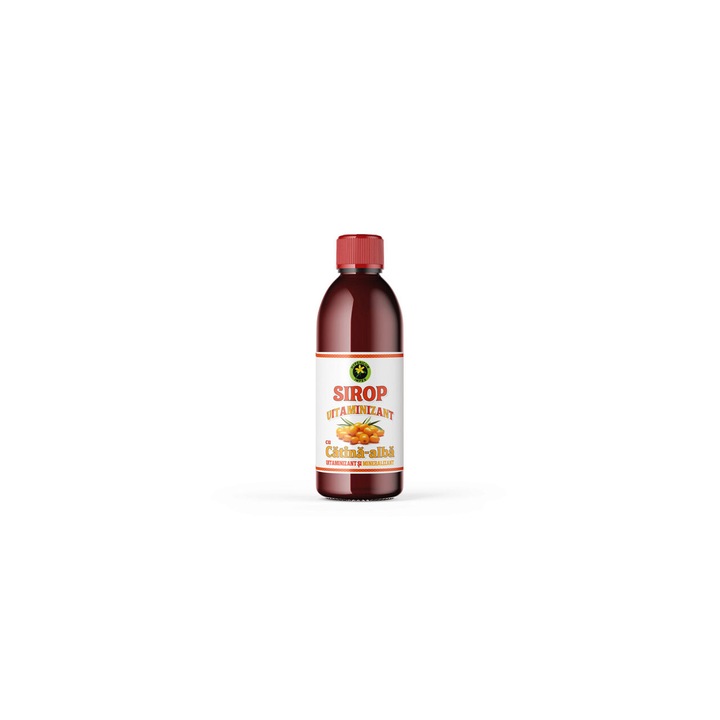 Sirop Vitaminizant Catina alba cu zahar Hypericum, 500 ml