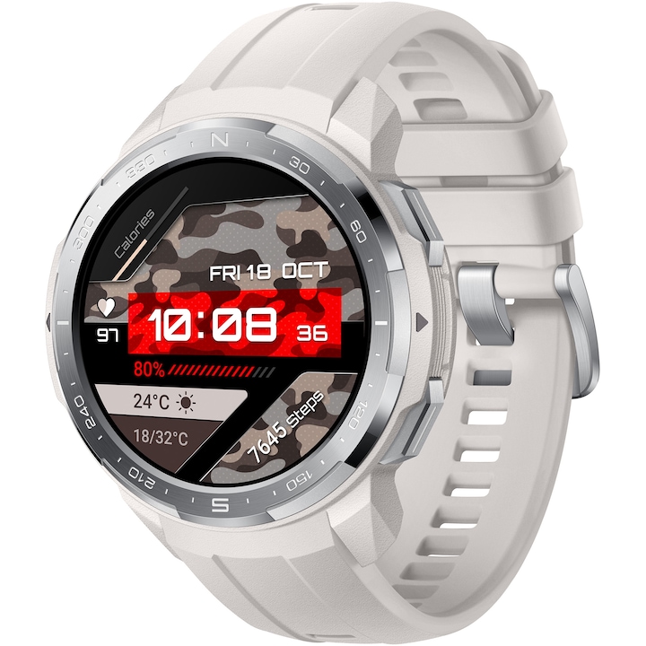 Ceas smartwatch Honor Watch GS Pro, Marl White