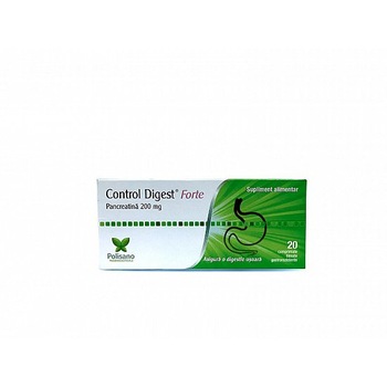 Control Digest Forte 20 comprimate filmate (2*10 cpr) Control Digest Forte 20 comprimate filmate (2*10 cpr)