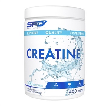 Creatina Monohidrata (2880 mg) imbogatita cu Taurina (320 mg), SFD Creatine - 400 capsule (100 doze) Creatina Monohidrata (2880 mg) imbogatita cu Taurina (320 mg), SFD Creatine - 400 capsule (100 doze)