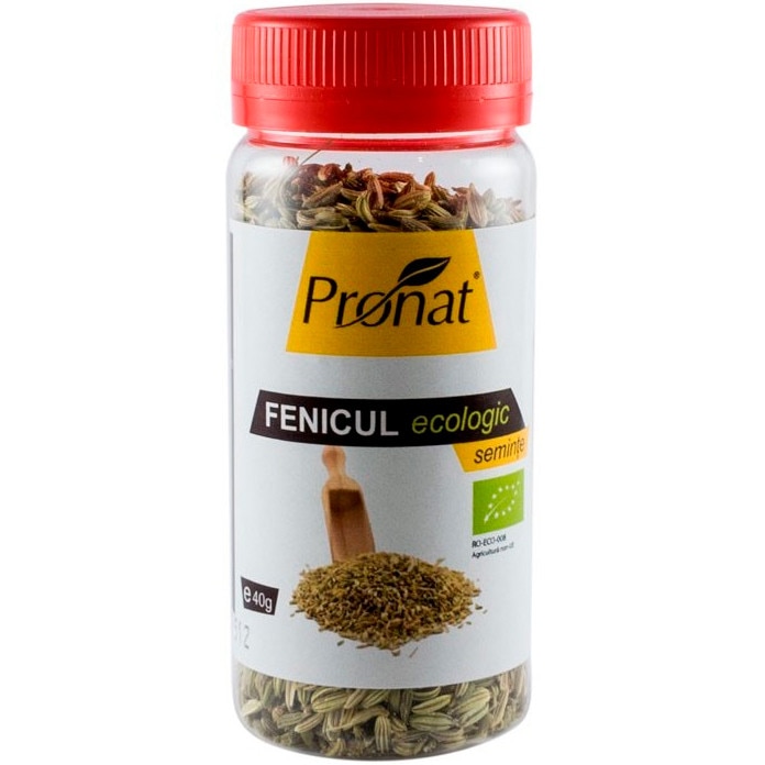 Fenicul, bio, Pronat, 40 g