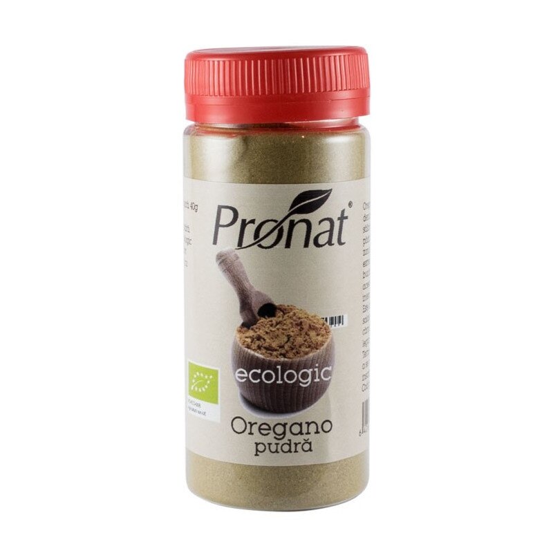 Oregano pudra, bio, Pronat, 40g
