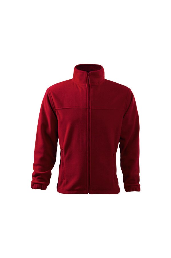 Jacheta fleece pentru barbat marime M rosu