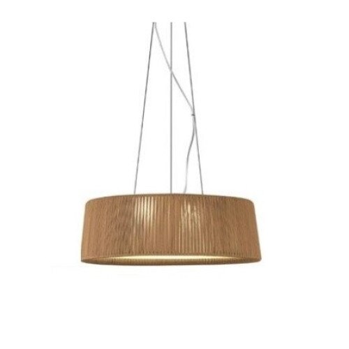 Pendul , Ole Illumination , Drum , 3 x 15W LED E27 , Bej