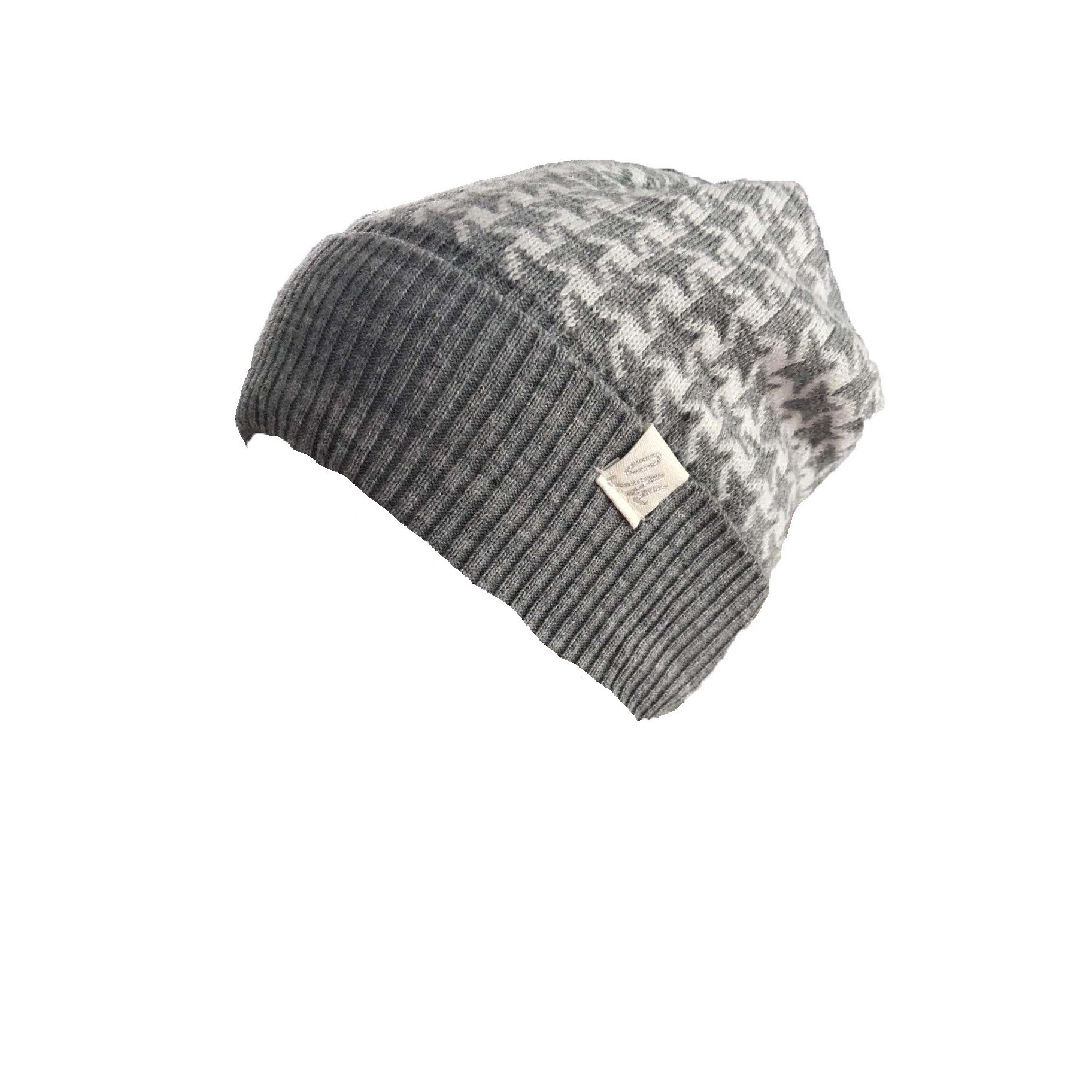 Caciula copii, Original Marines, Gri/Alb, 46-48