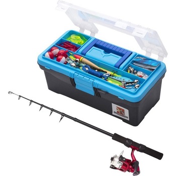 Set de pescuit pentru incepatori, cu 204 piese, MacGyver, 102270 Set de pescuit pentru incepatori, cu 204 piese, MacGyver, 102270