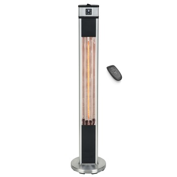 Incalzitor terasa Scientec, 2000W, infrarosu, fibra de carbon, telecomanda, H130cm, IP55, vertical Incalzitor terasa Scientec, 2000W, infrarosu, fibra de carbon, telecomanda, H130cm, IP55, vertical