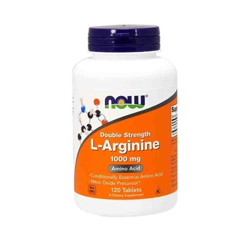 Tablete Arginina, L-Arginine, Double Strength, 1000mg, Now Foods, 120 tablete Tablete Arginina, L-Arginine, Double Strength, 1000mg, Now Foods, 120 tablete