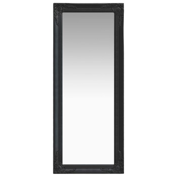 Oglinda de perete in stil baroc, vidaXL, Lemn, 50 x 120 cm, Negru Oglinda de perete in stil baroc, vidaXL, Lemn, 50 x 120 cm, Negru