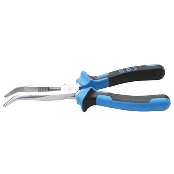 Cleste spitz cu varf indoit, pentru electronisti, curbat 45°, 200 mm, BGS 373 Cleste spitz cu varf indoit, pentru electronisti, curbat 45°, 200 mm, BGS 373