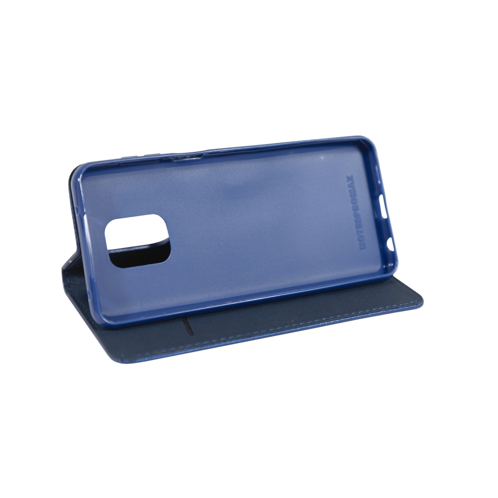 Husa Carte Smart cu Inchidere Magnetica pentru Xiaomi Redmi Note 9s / Note 9 Pro, Navy